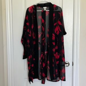 #090 La Senza Floral Kimono/Robe